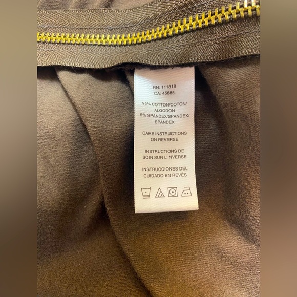 Michael Kors Rushed Knit Blouse 3/4 Sleeve Brown. Size XL - Picture 4 of 6